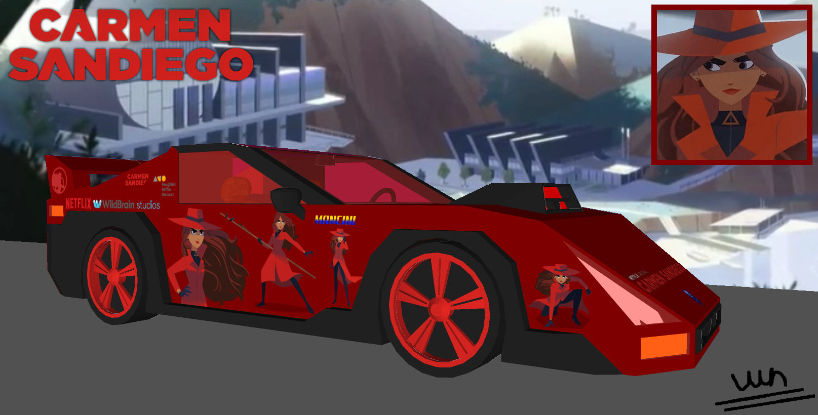 Carmen Sandiego Character Car Wallpaper by MarkHarrierT99 on DeviantArt Carmen Sandiego Character Car Wallpaper by MarkHarrierT99 on DeviantArt