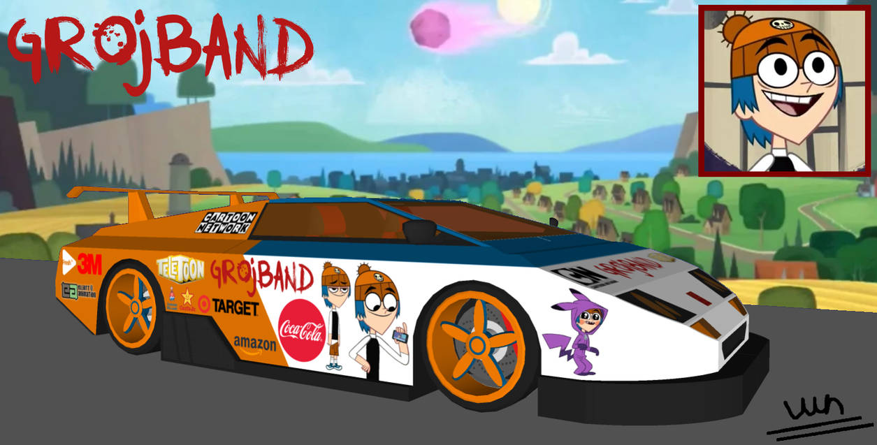 Grojband Corey Riffin Car Wallpaper by MarkHarrierT99 on DeviantArt