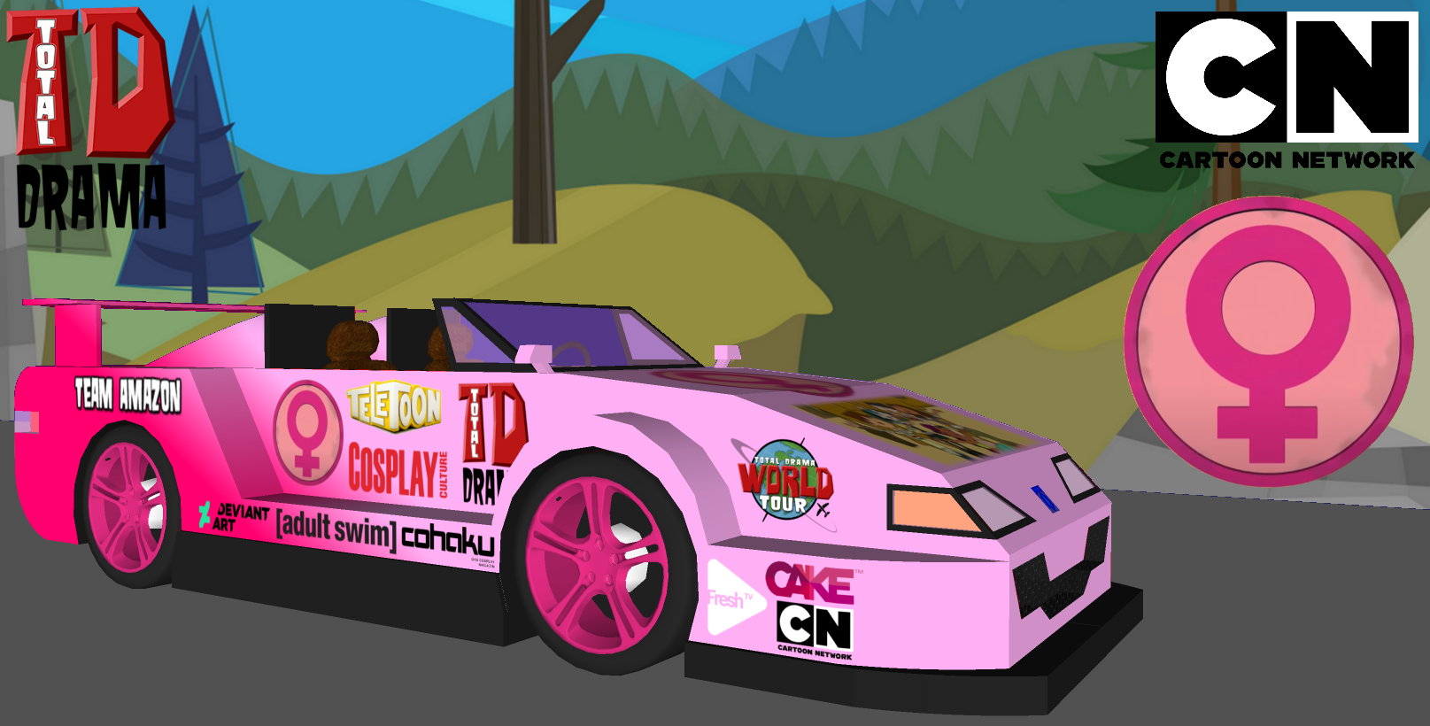 Team Amazon Deviantart Total Drama Team Amazon Car by MarkHarrierT99 on DeviantArt