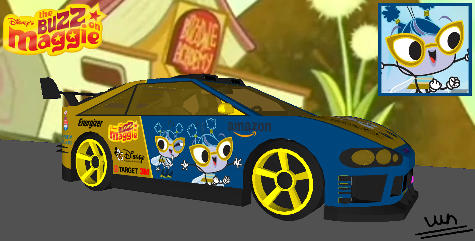 The Buzz On Maggie Rayna Cartflight Car WP by MarkHarrierT99 on DeviantArt