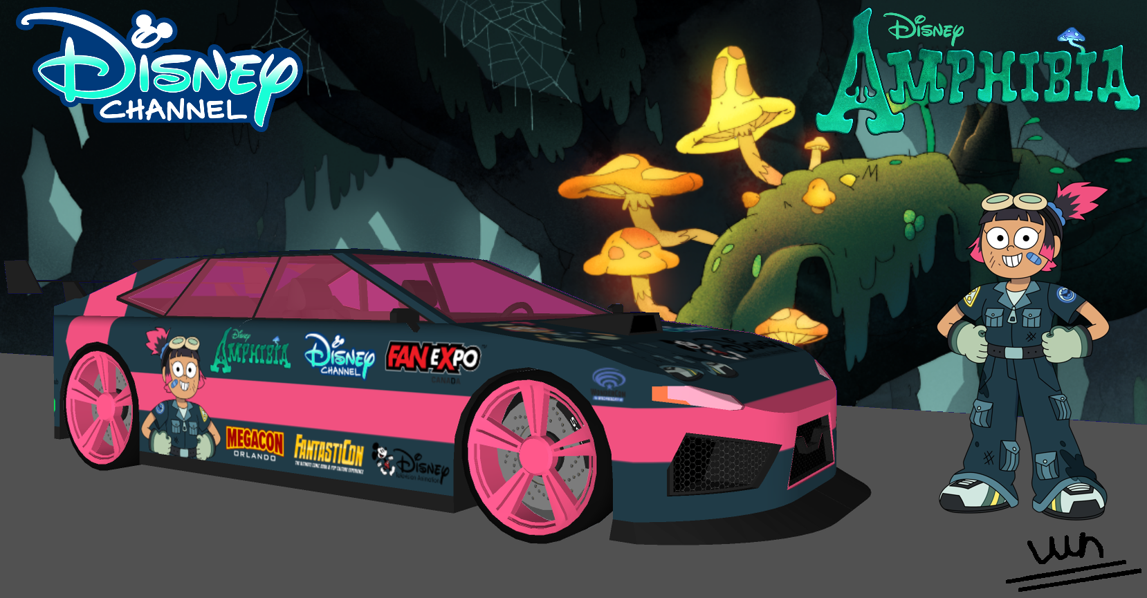 Amphibia Ally Car Wallpaper by MarkHarrierT99 on DeviantArt
