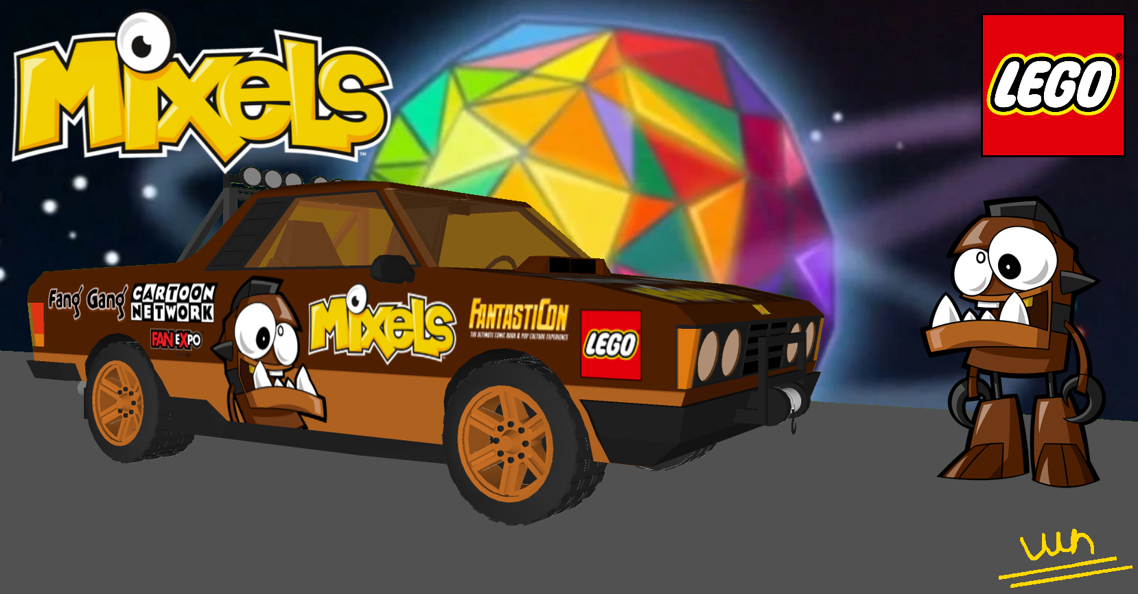 Mixels Rose Mixels Chomly Car Wallpaper by MarkHarrierT99 on DeviantArt