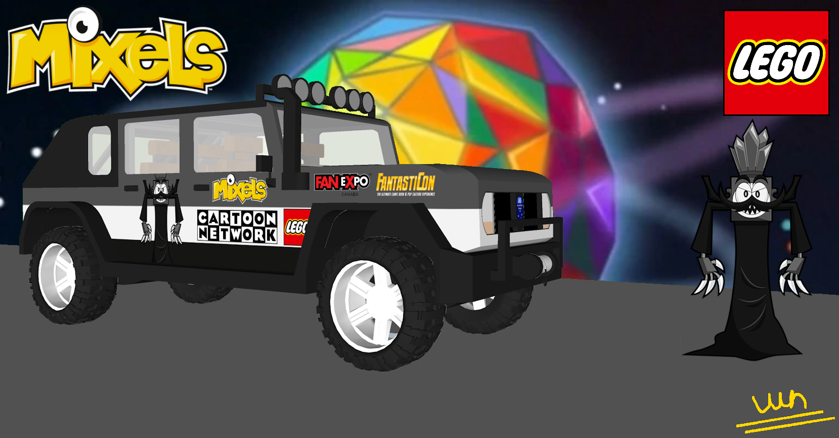 Mixels King Nixel Car Wallpaper by MarkHarrierT99 on DeviantArt