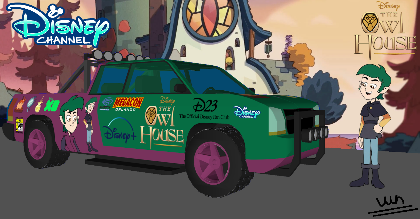 The Owl House Eda Clawthorne Car Wallpaper by MarkHarrierT99 on DeviantArt