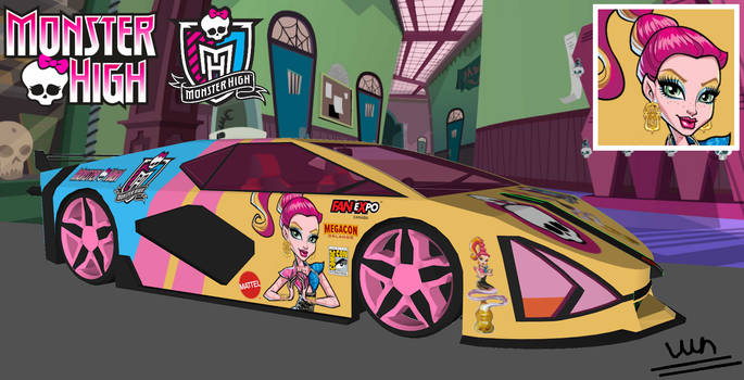 Monster High Gigi Grant Car Wallpaper