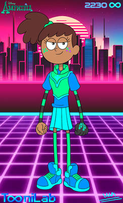 Amphibia Cyberpunk Anne Boonchuy 2230
