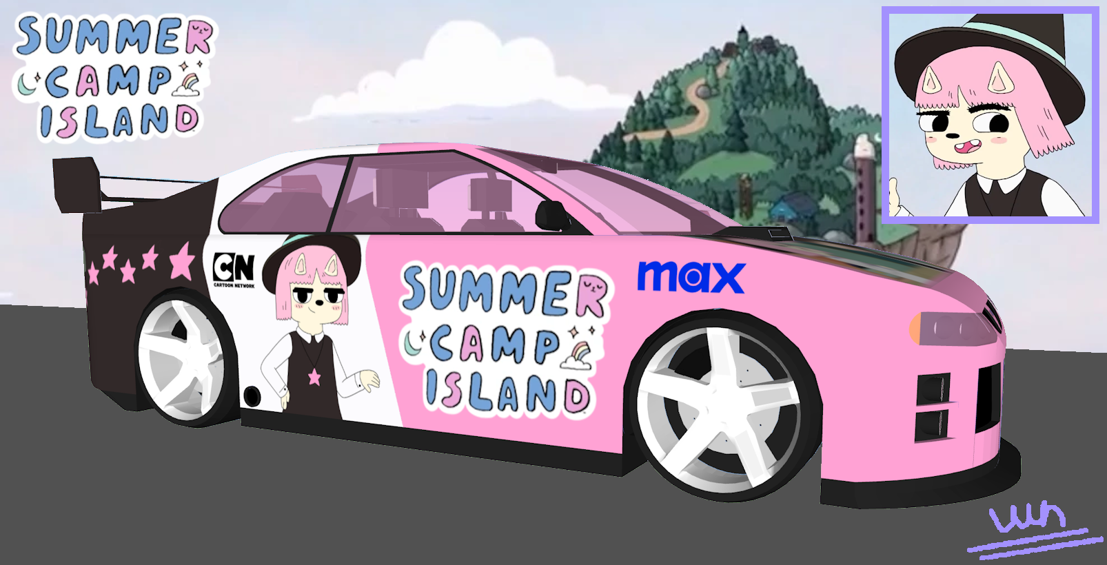 Summer Camp Island Susie McCallister Car Wallpaper By MH MationsAndArts summer-camp-island-susie-mccallister-car-wallpaper-by-mh-mationsandarts