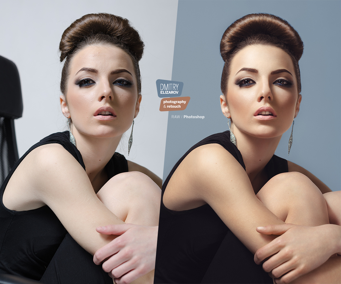 Cornflower #2 (before and after) by DmitryElizarov