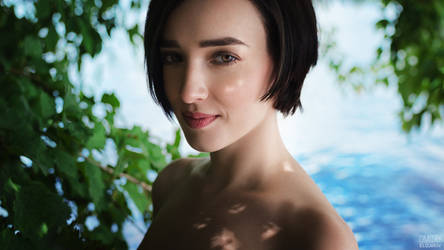 Green highlights #2 by DmitryElizarov