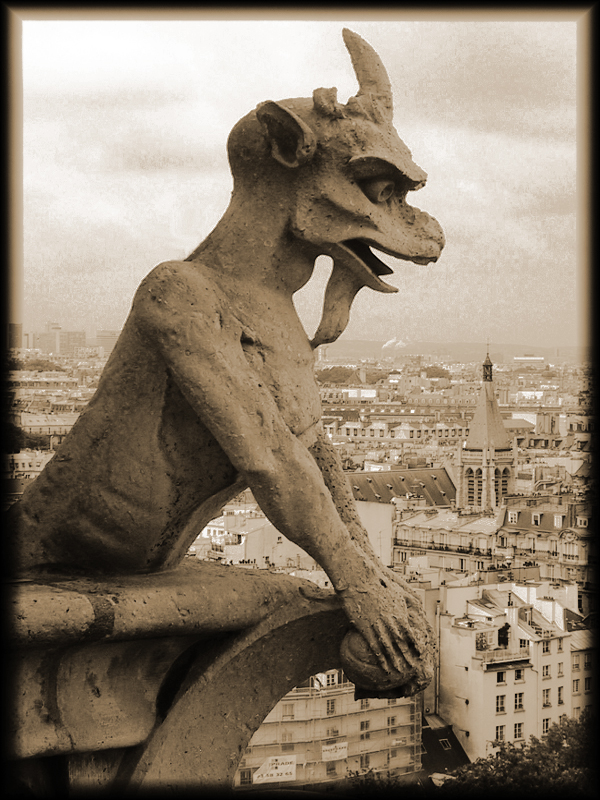 Gargoyle, Notre Dame, Paris