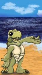 Garrett The Turtle by Nessie Daseamonster