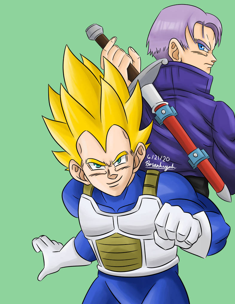 Trunkgeta Vegeta and Trunks - Dragon Ball Z by BrianWindyArt on DeviantArt