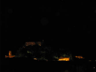 Corfu's Old Castle, by night