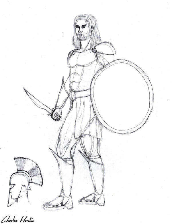 warrior king - concept sketch