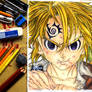 DRAWING MELIODAS FROM NANATSU NO TAIZAI (THE SEVEN