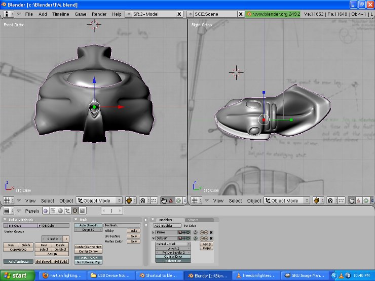 WIP Martian fighting machine