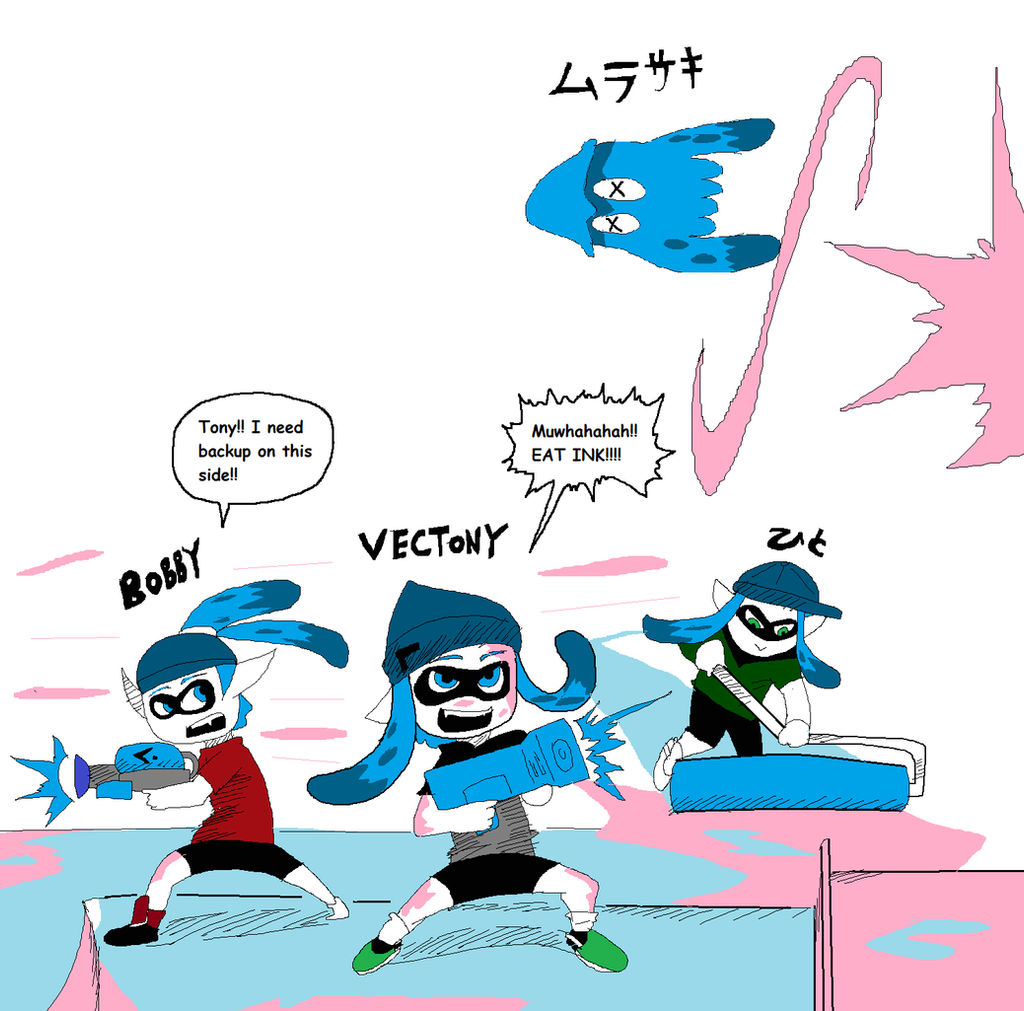 Splatoon Bad Inking Splatoon Inking Battlefield by Vectony on DeviantArt