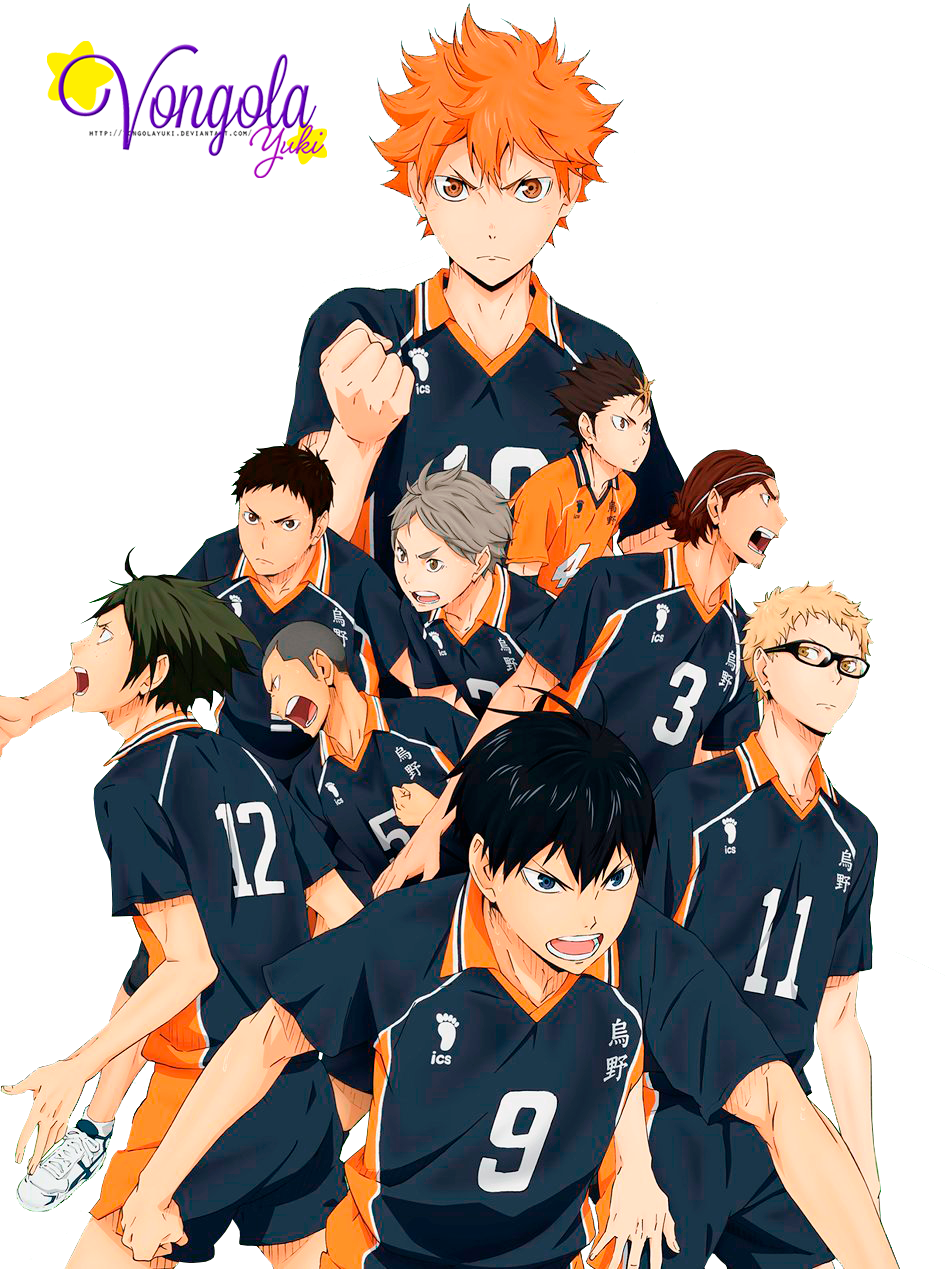 Haikyuu!! - Karasuno Team (face) by VK-for-da-win on DeviantArt