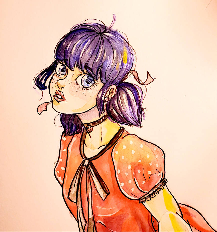 Marinette Sketch by TwiddleTwum on DeviantArt