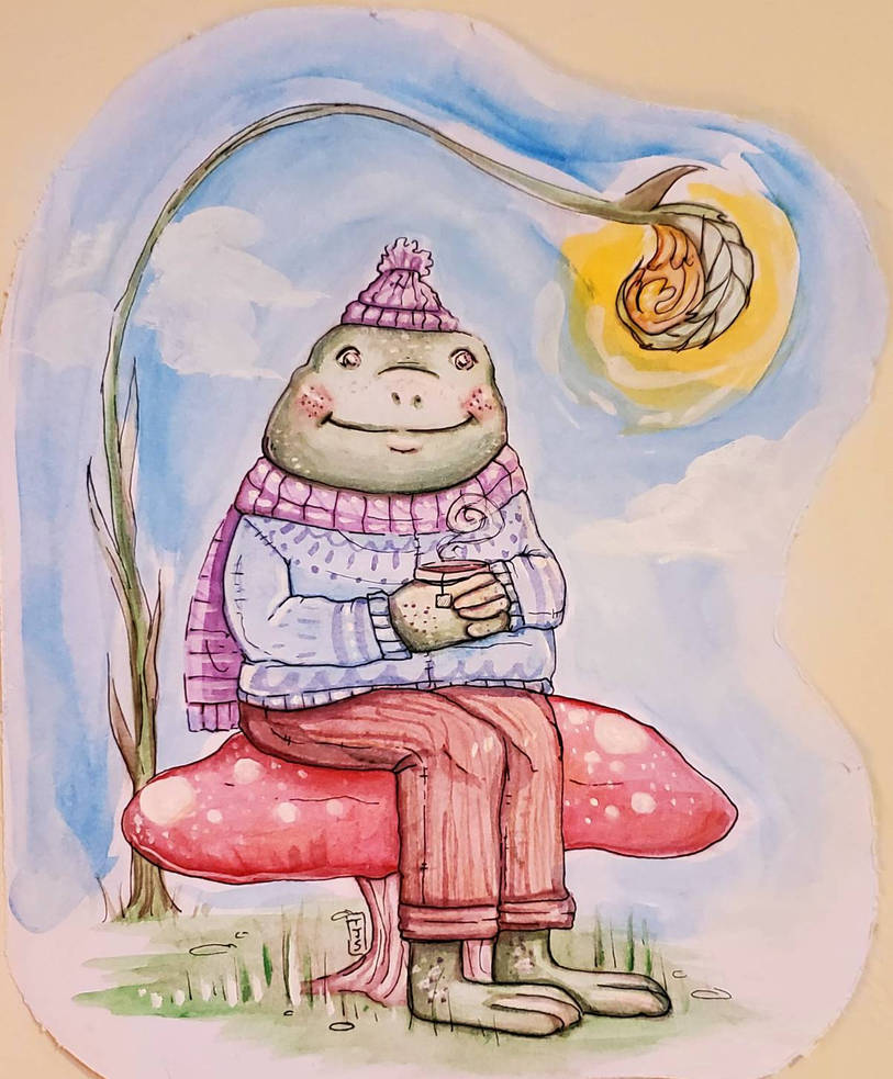 Mr. Toad and his Tea by TwiddleTwum on DeviantArt