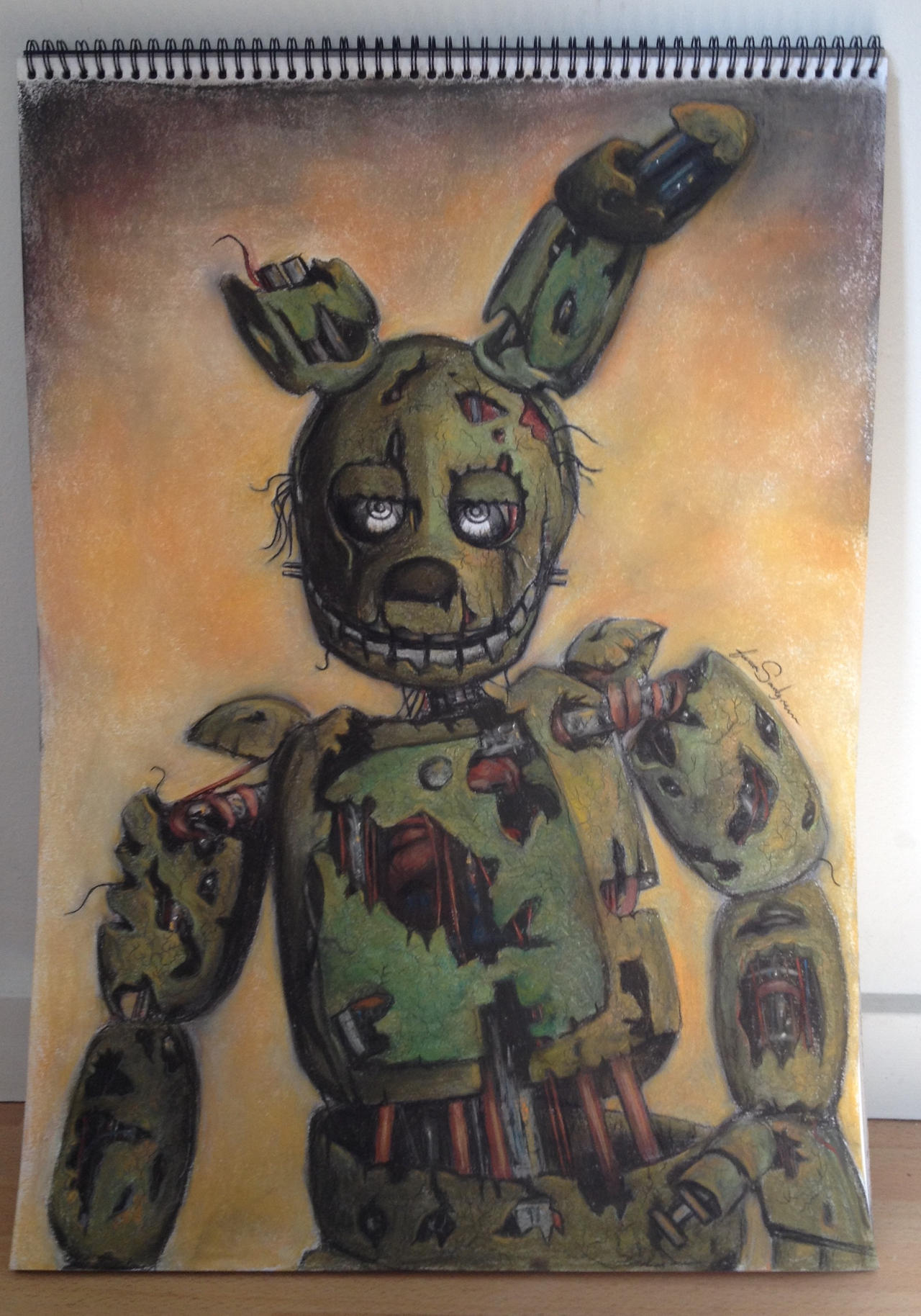 Springtap Art Springtrap by art-by-AnnaSandgren on DeviantArt