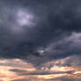 sunrise sunset sky clouds stormy background STOCK