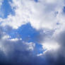 sky clouds blue shining background STOCK