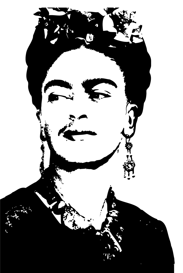 Frida Kahlo | Vinil Vector by ANGEL-RERUM on DeviantArt