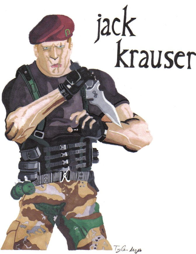 Jack Krauser vs Leon by MarK-RC97 on DeviantArt