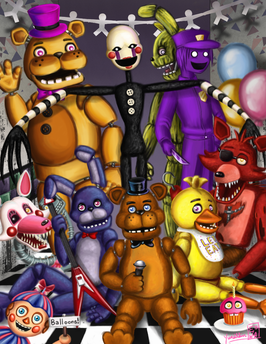 FNAF We are all Friends Here