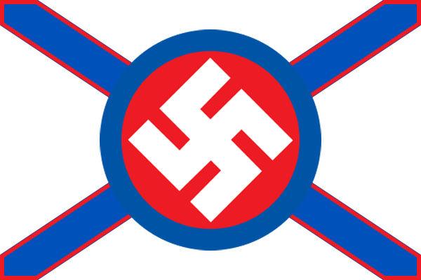 Фашистская рф. Флаг нацистской России. Флаг фашистов России.