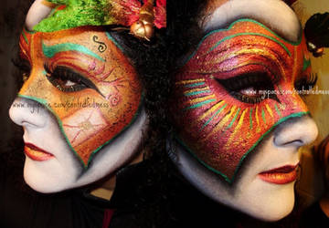 Venetian Mask: Side by Side