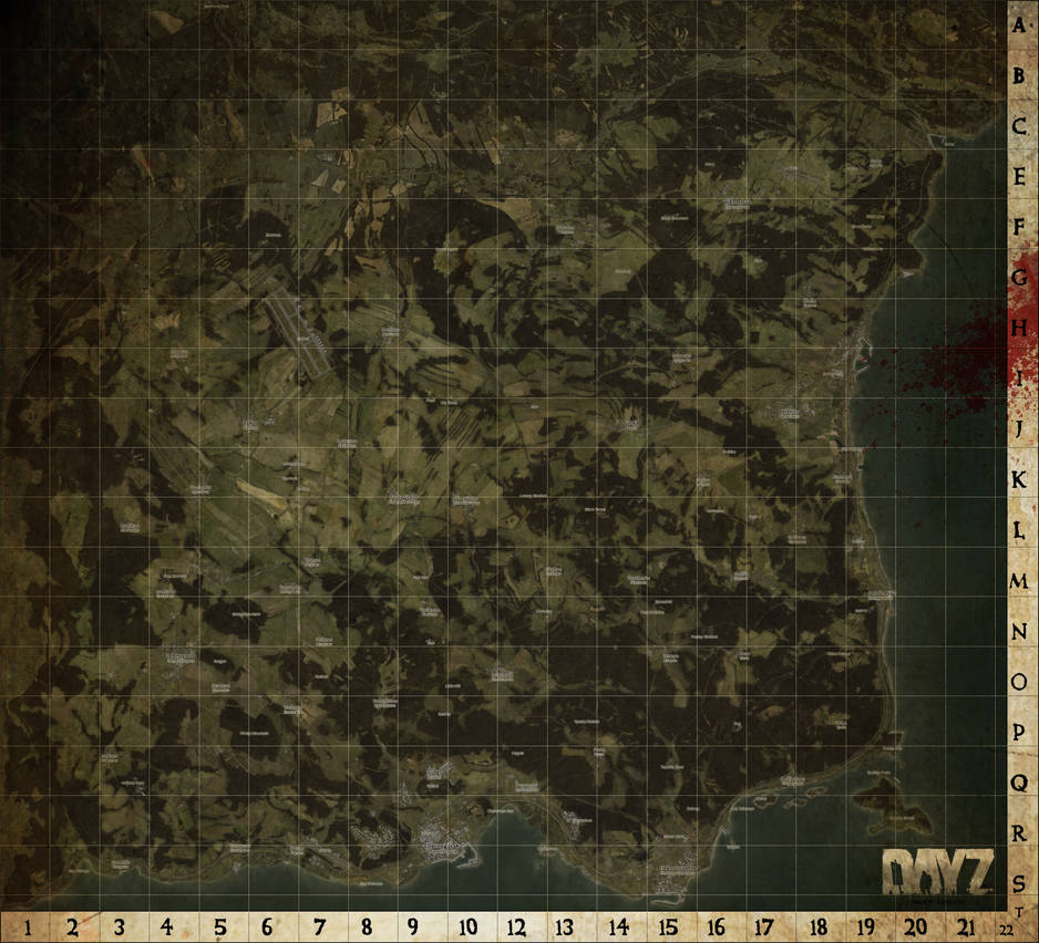 DayZ Standalone Map by MarksmanHun on DeviantArt