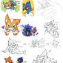 Falco x Fox doodles by Yu