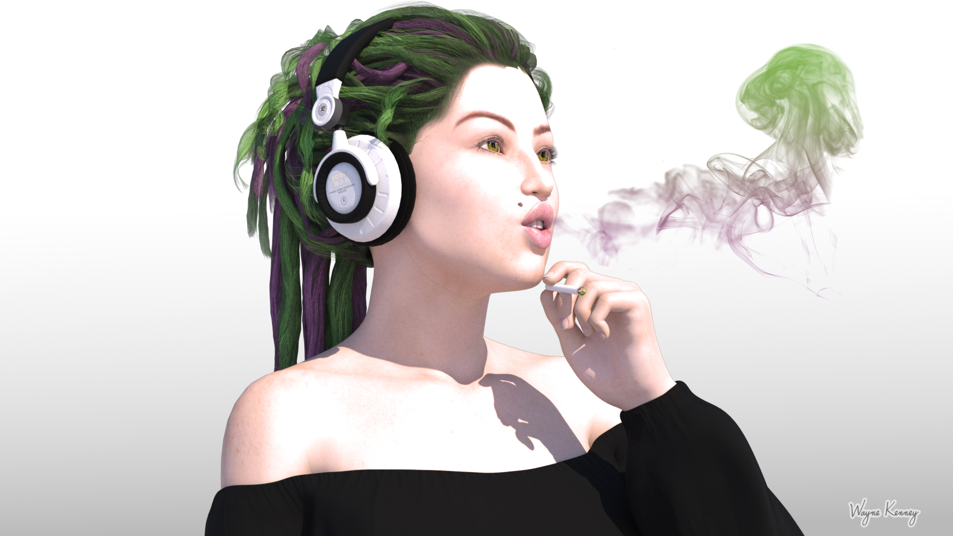 Vibrant Smoker [Wallpaper] 1080p