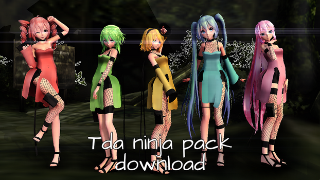 [Vocaloid] Ninja Girls Pack [DL in description]