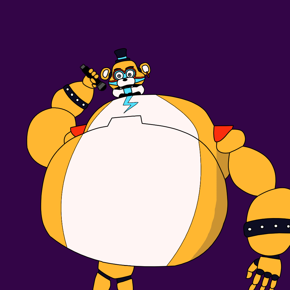 Freddy Inflaction Glamrock Freddy Inflated by DatInflationArtist on DeviantArt