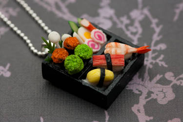 Combo C Sushi Bento Box Necklace