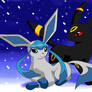 Snowday - Umbreon and Glaceon