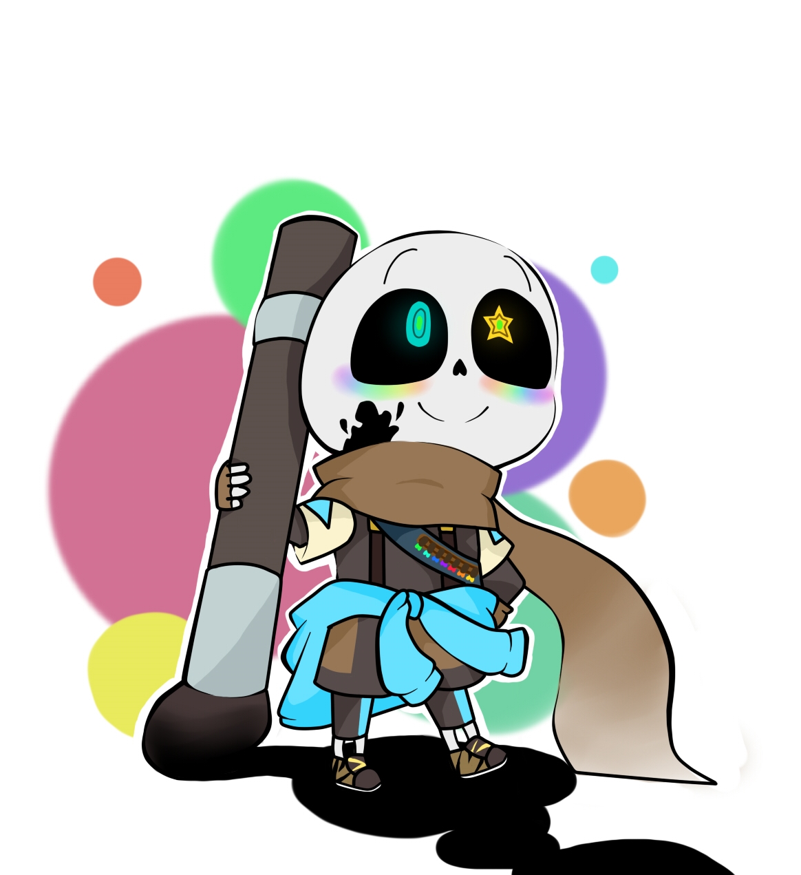 Ink!Sans by nyoUtau on DeviantArt