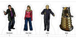 New Series Doctor Who Weetabix-style Card Figures by shakeyspear