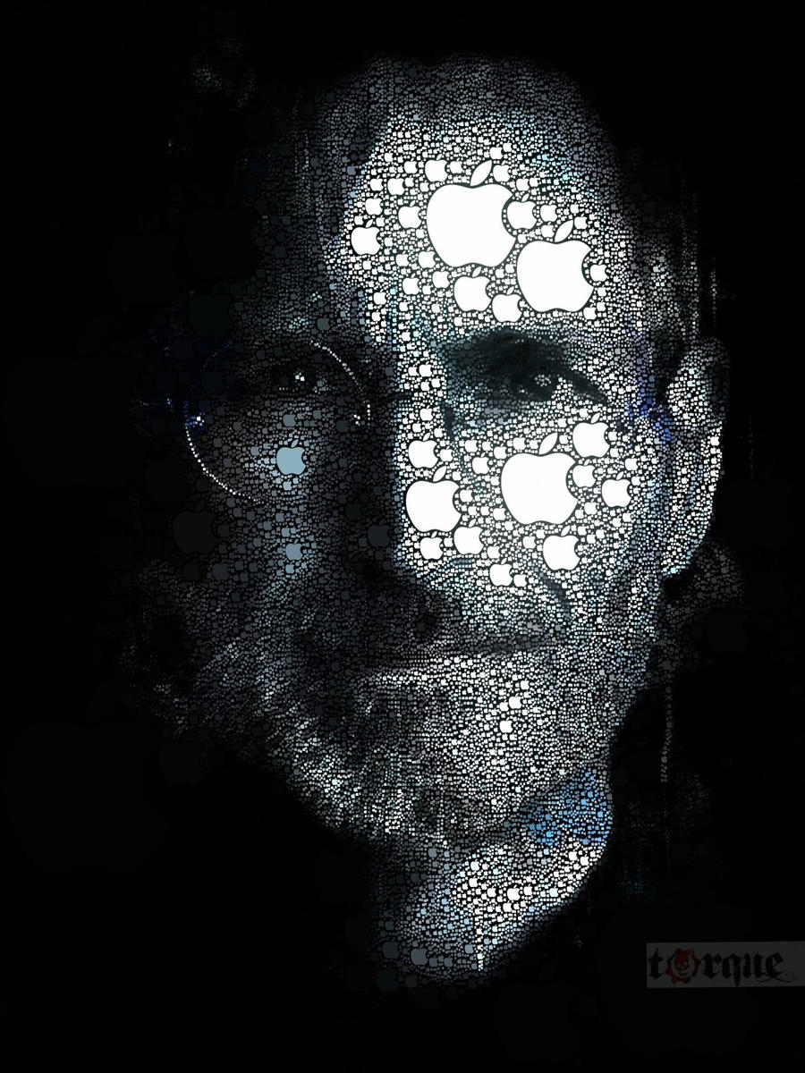 The Steve Jobs Apple Portrait