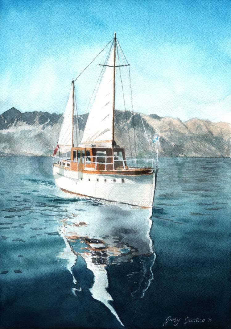 sail boat by Giu-sy sail boat by Giu-sy
