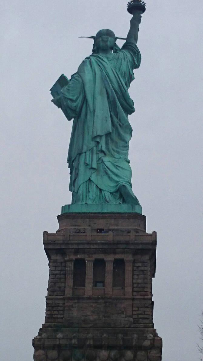 The back of the Statue of Liberty by Murmaider2-WaterG on DeviantArt