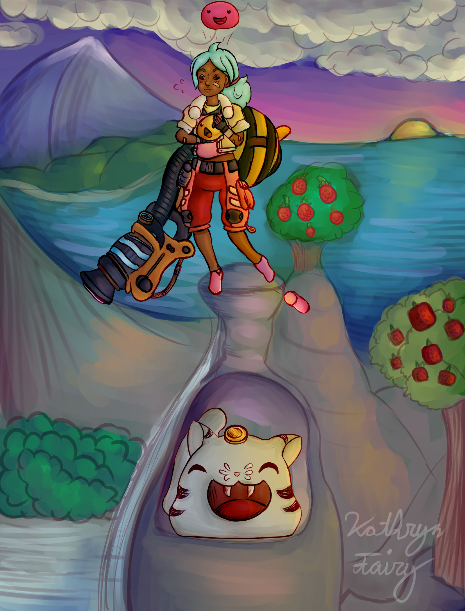 Beatrix LeBeau Slime Rancher by KittyCatRainbow on DeviantArt