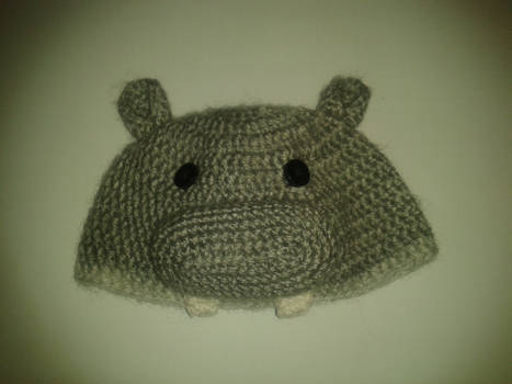 Hippopotamus baby hat