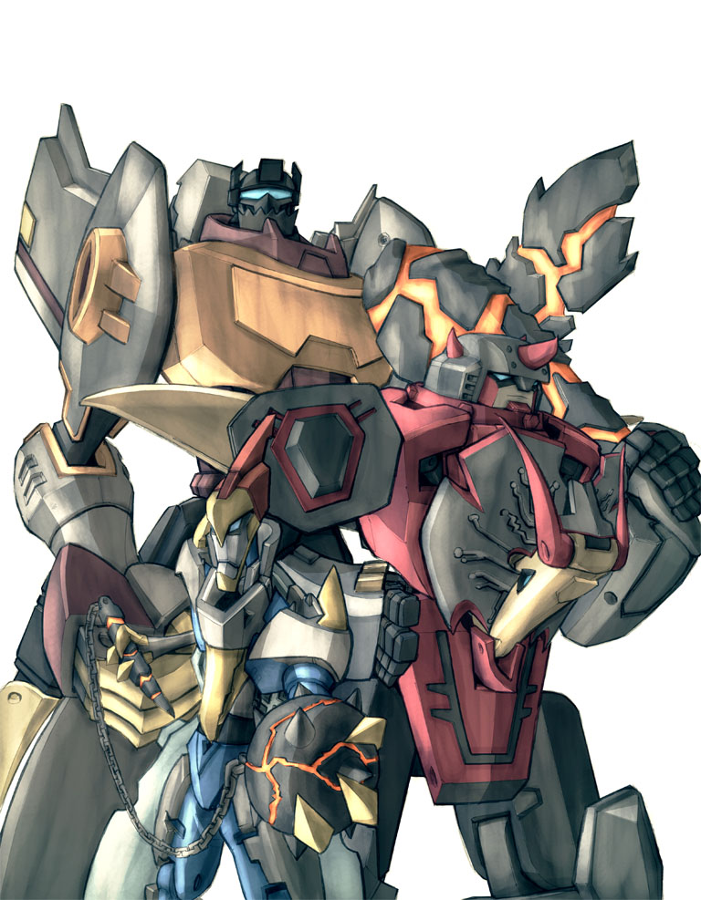 TFA Dinobots in colour