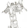 starscream line art