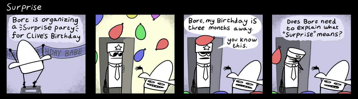 Bort and Clive 'Surprise'