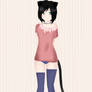 Neko in stockings :3